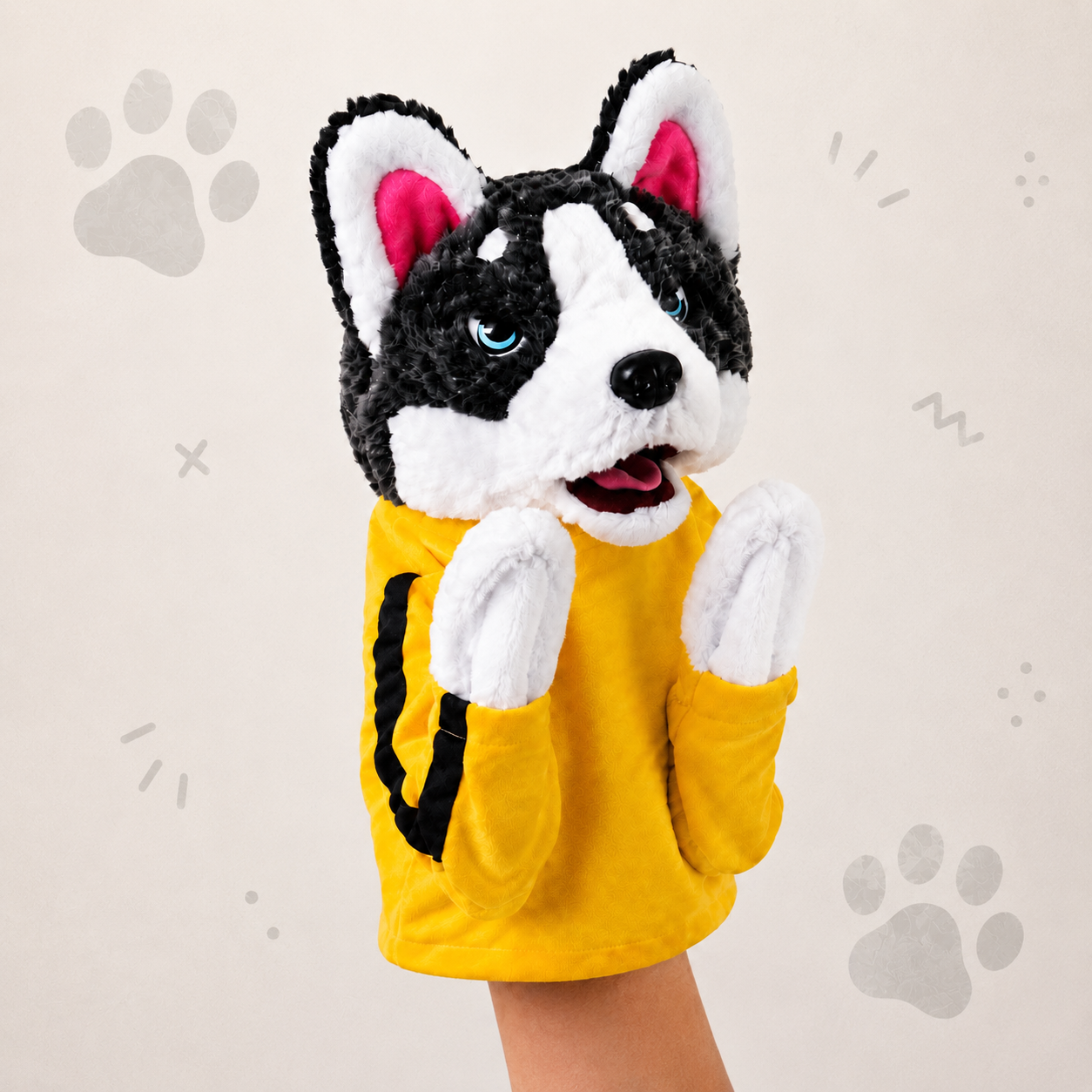 KrawallHusky – Die boxende Husky-Handpuppe